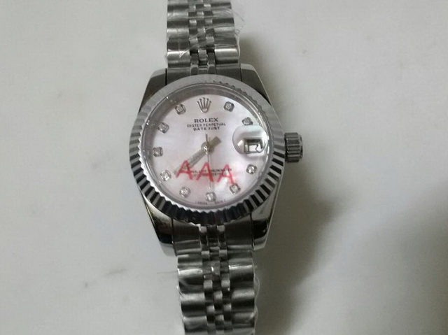 Rolex Lady Date Just 26 Steel Pink Mother Of Pearl Dial for Sale