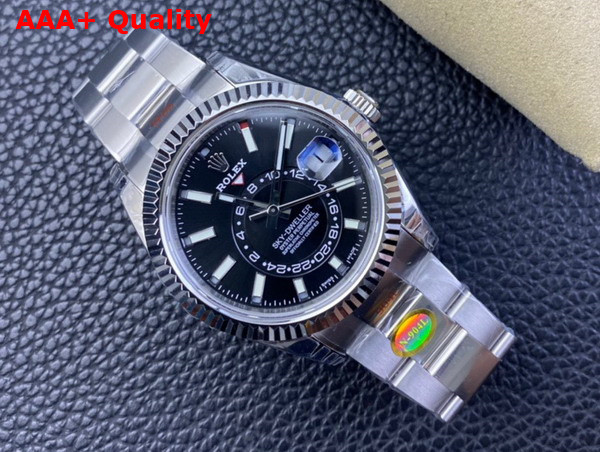 Rolex Sky Dweller Oyster 42mm Oystersteel and White Gold Replica