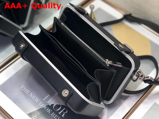 Black Dior and Rimowa Aluminum Personal Clutch On Strap Replica