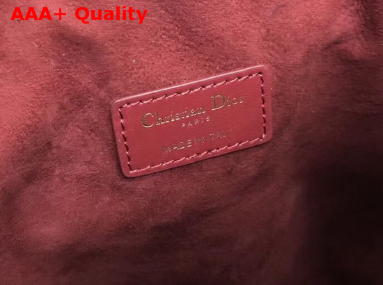 Christian Dior Drawstring Bag in Red Lambskin Replica