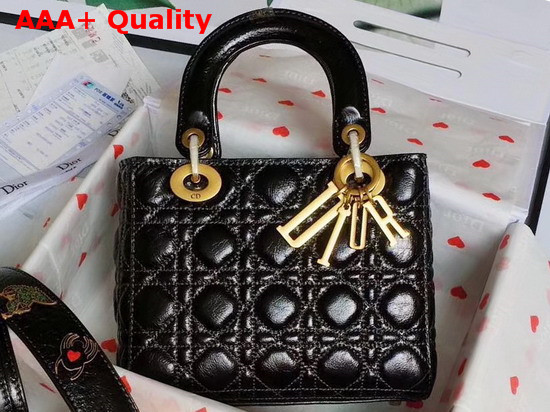 Christian Dior My Lady Dior Bag in Black Cannage Lambskin Replica