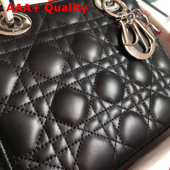 Christian Dior My Lady Dior Bag in Black Lambskin Replica