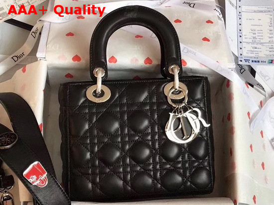 Christian Dior My Lady Dior Bag in Black Lambskin Replica