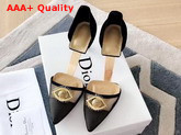 Christian Dior Surreal D High Heeled Shoe in Tulle and Suede Calfskin Replica