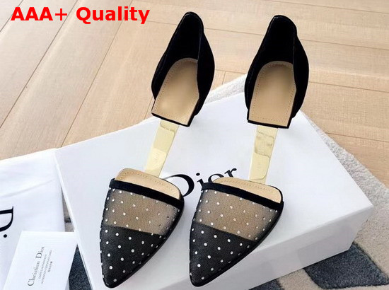 Christian Dior Surreal D High Heeled Shoes in Black Replica