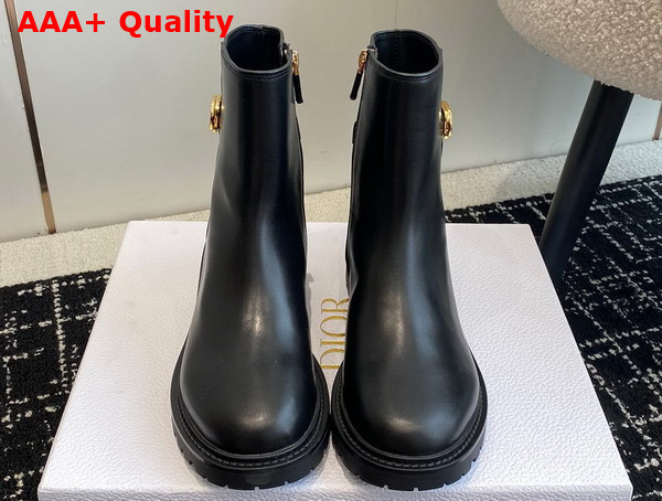 Dior 30 Montaigne Ankle Boot Black Calfskin Replica