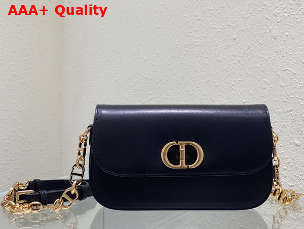 Dior 30 Montaigne Avenue Bag Black Box Calfskin Replica