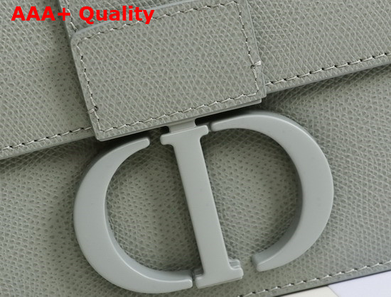 Dior 30 Montaigne Bag Gray Ultramatte Grained Calfskin Replica