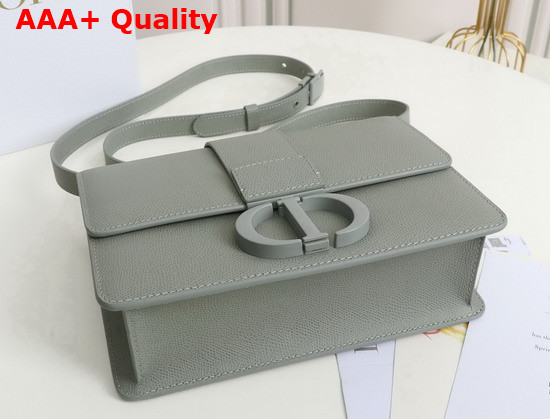 Dior 30 Montaigne Bag Gray Ultramatte Grained Calfskin Replica