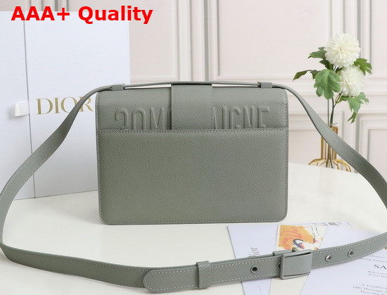 Dior 30 Montaigne Bag Gray Ultramatte Grained Calfskin Replica