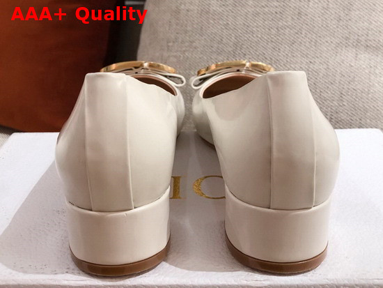 Dior 30 Montaigne Ballerina in White Calfskin Replica