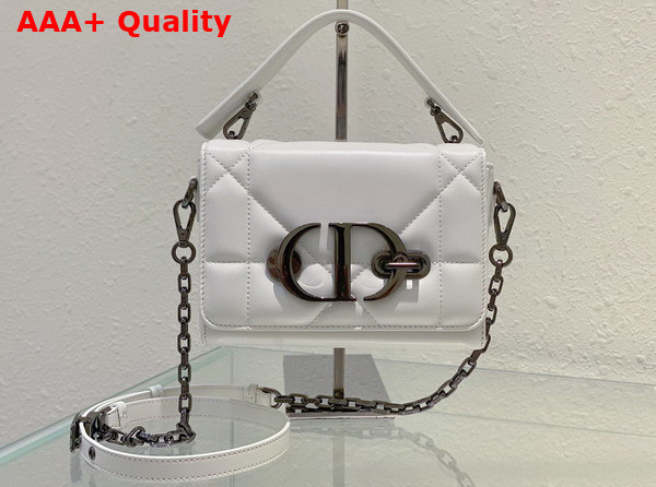 Dior 30 Montaigne Box Bag with Handle Latte Maxicannage Lambskin Replica