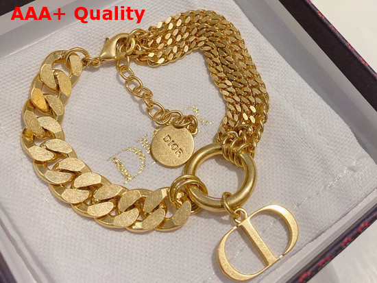 Dior 30 Montaigne Bracelet Gold Finish Metal Replica