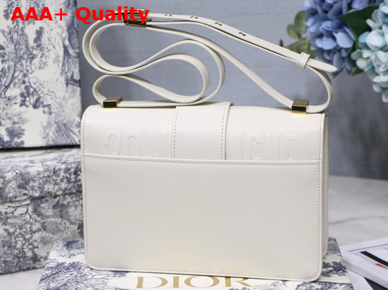 Dior 30 Montaigne Calfskin Bag in Off White Smooth Calfskin Replica