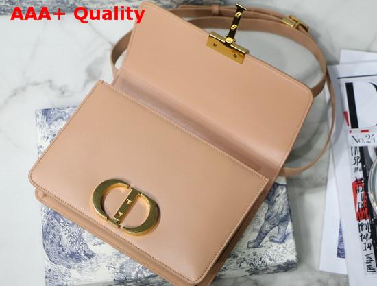 Dior 30 Montaigne Calfskin Bag in Pink Smooth Calfskin Replica