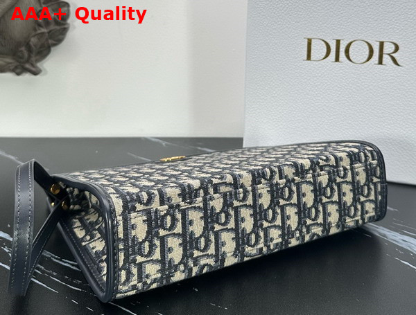 Dior 30 Montaigne Dea Pouch Blue Dior Oblique Jacquard Replica