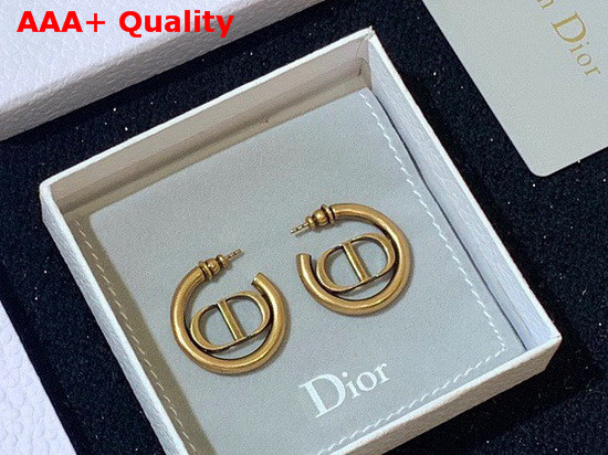 Dior 30 Montaigne Earrings in Gold Color Replica