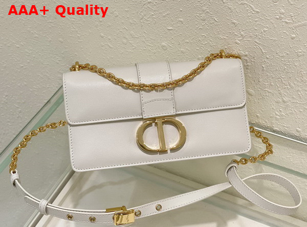 Dior 30 Montaigne East West Bag with Chain Latte Calfskin Replica