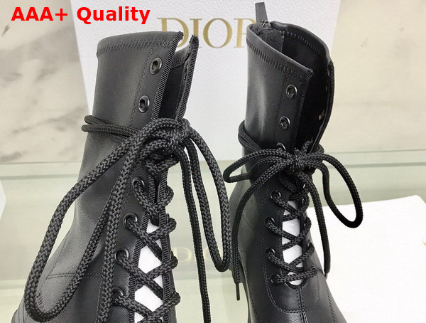 Dior Arcade Ankle Boot Black Stretch Lambskin Replica