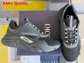 Dior B22 Sneaker Black Technical Mesh and Smooth Calfskin Replica