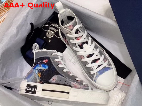 Dior B23 High Top Dior and Sorayama Snaker in Blue Replica