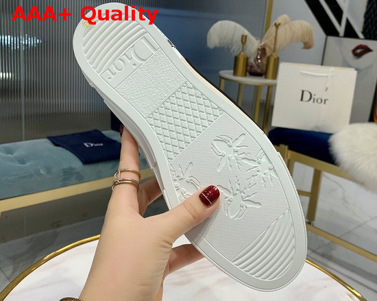 Dior B23 Slip On Sneaker Gray Dior and Shawn Jacquard Mesh Replica