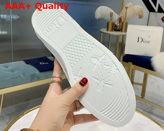 Dior B23 Slip On Sneaker Green Dior and Shawn Jacquard Mesh Replica