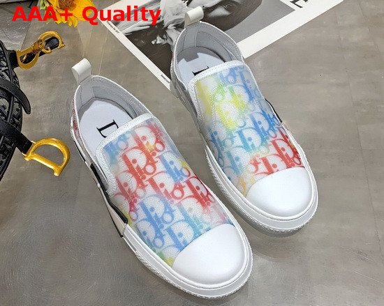 Dior B23 Slip On Sneaker Multicolor Dior and Shawn Jacquard Mesh Replica