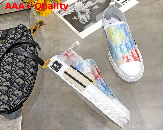 Dior B23 Slip On Sneaker Multicolor Dior and Shawn Jacquard Mesh Replica