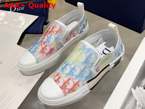 Dior B23 Slip On Sneaker Multicolor Dior and Shawn Jacquard Mesh Replica