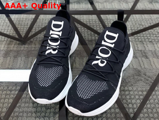 Dior B25 Sneaker Black Neoprene and Technical Mesh Replica