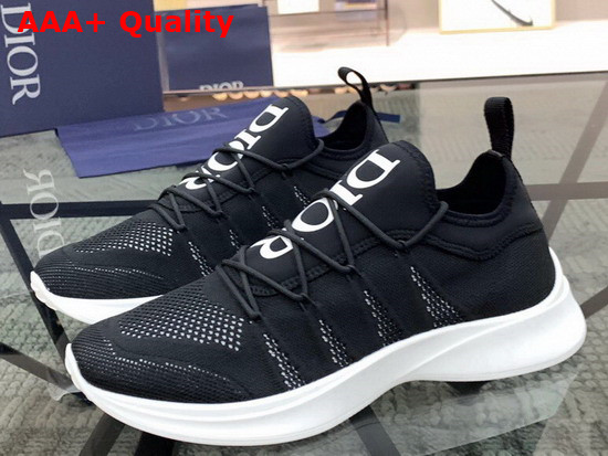 Dior B25 Sneaker Black Neoprene and Technical Mesh Replica