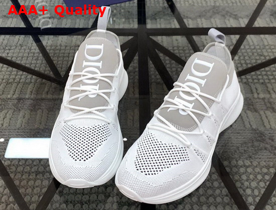 Dior B25 Sneaker White Neoprene and Technical Mesh Replica