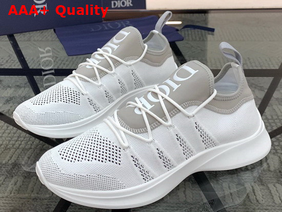 Dior B25 Sneaker White Neoprene and Technical Mesh Replica