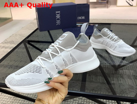 Dior B25 Sneaker White Neoprene and Technical Mesh Replica