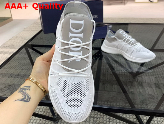 Dior B25 Sneaker White Neoprene and Technical Mesh Replica