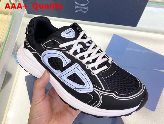 Dior B30 Sneaker Black Mesh and Technical Fabric Replica