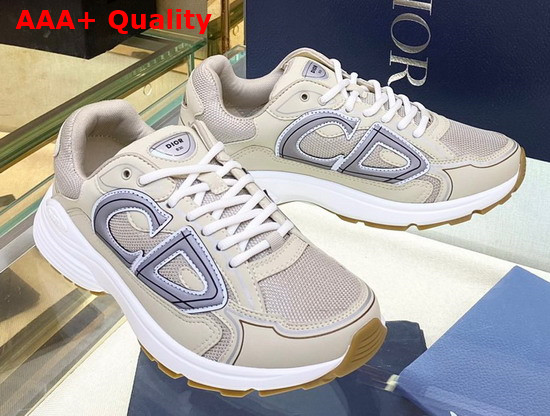 Dior B30 Sneaker Cream Mesh and Technical Fabric Replica