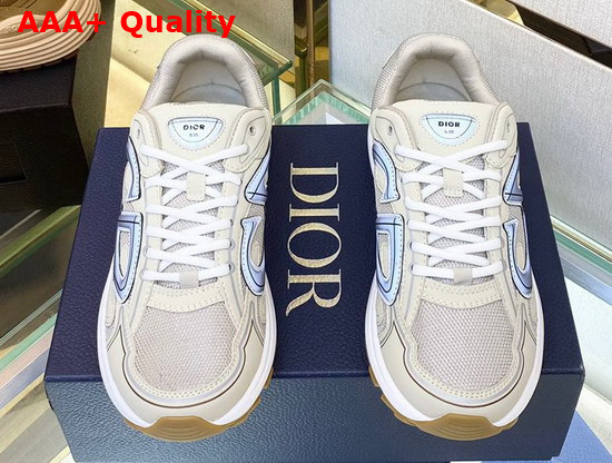 Dior B30 Sneaker Cream Mesh and Technical Fabric Replica