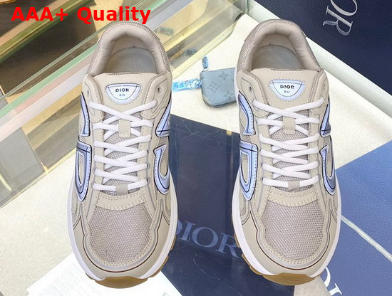 Dior B30 Sneaker Cream Mesh and Technical Fabric Replica