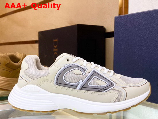 Dior B30 Sneaker Cream Mesh and Technical Fabric Replica