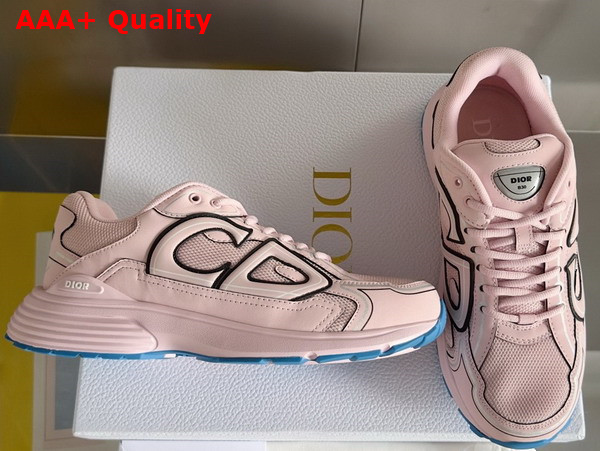 Dior B30 Sneaker Pale Pink Mesh and Technical Fabric Replica