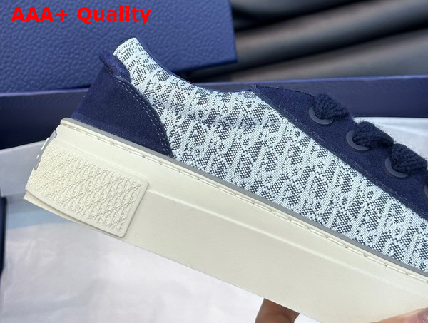 Dior B33 Sneaker Navy Blue Dior Oblique Jacquard and Suede Replica