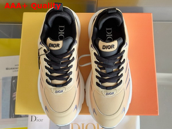 Dior B44 Blade Sneaker in Gradient Yellow Technical Mesh and Gradient Yellow Technical Fabric Replica