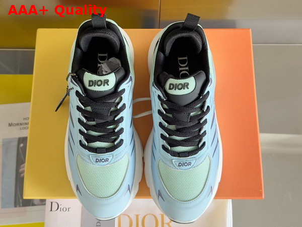 Dior B44 Blade Sneaker in Light Green Technical Mesh and Light Green Technical Fabric Replica