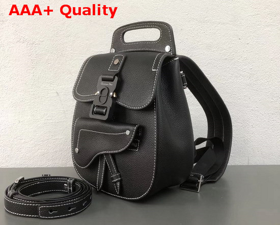 Dior Black Calfskin Backpack in Grained Calfskin Replica