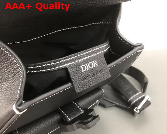 Dior Black Calfskin Backpack in Grained Calfskin Replica