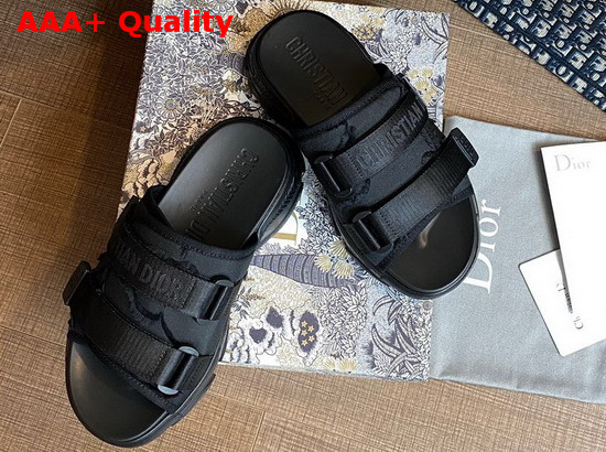 Dior Black D Wander Camouflage Nylon Slide Replica