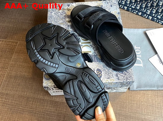 Dior Black D Wander Camouflage Nylon Slide Replica