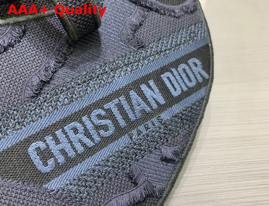 Dior Blue Saddle Camouflage Pouch Belt Replica